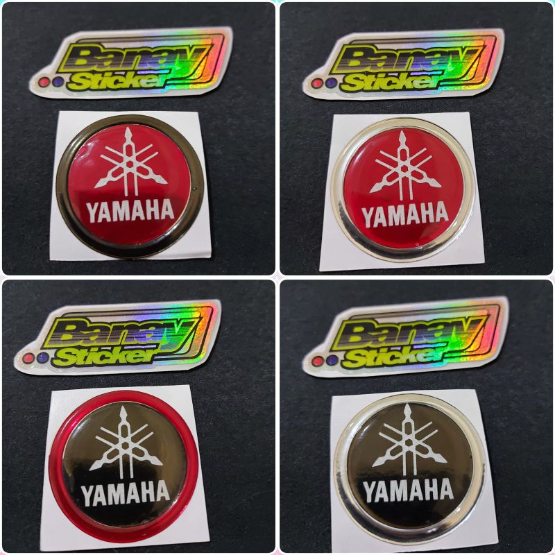 STICKER LOGO GARPUTALA YAMAHA 4,5 CM TIMBUL 3D