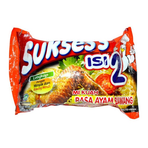

Mi sukses kuah isi 2 rasa ayam bawang