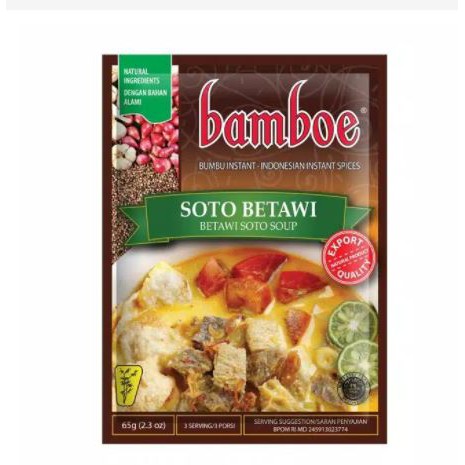 

Bamboe Bumbu Soto Betawi 65 gr