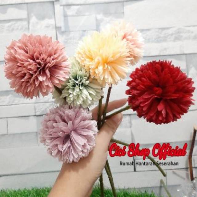 Bunga dandelion artificial/bunga dandelion fake/bunga dandelion sutra/bunga dandelion artifical