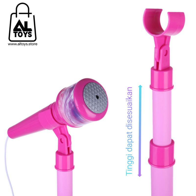 MAINAN MICROPHONE KARAOKE ANAK mainan anak perempuan cowok cewek mainan mikrofon karaoke super shinger