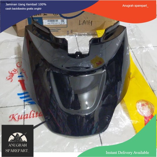 cover tutup mesin scoopy k93 ring12 2018 2019 warna hitam Honda