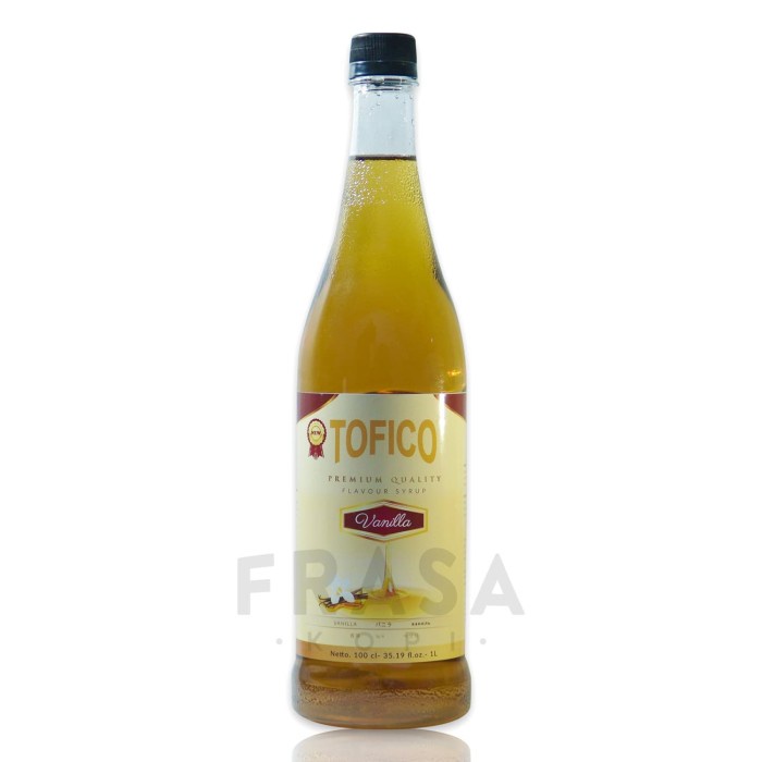 

Syrup Vanilla Tofico / Sirup / Syrop / Sirop / Vanila Tofico