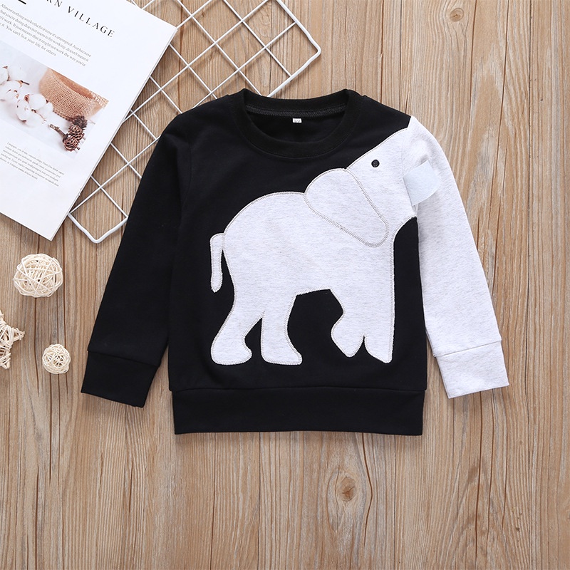 Baju bayi import korean style lucu Motif gajah