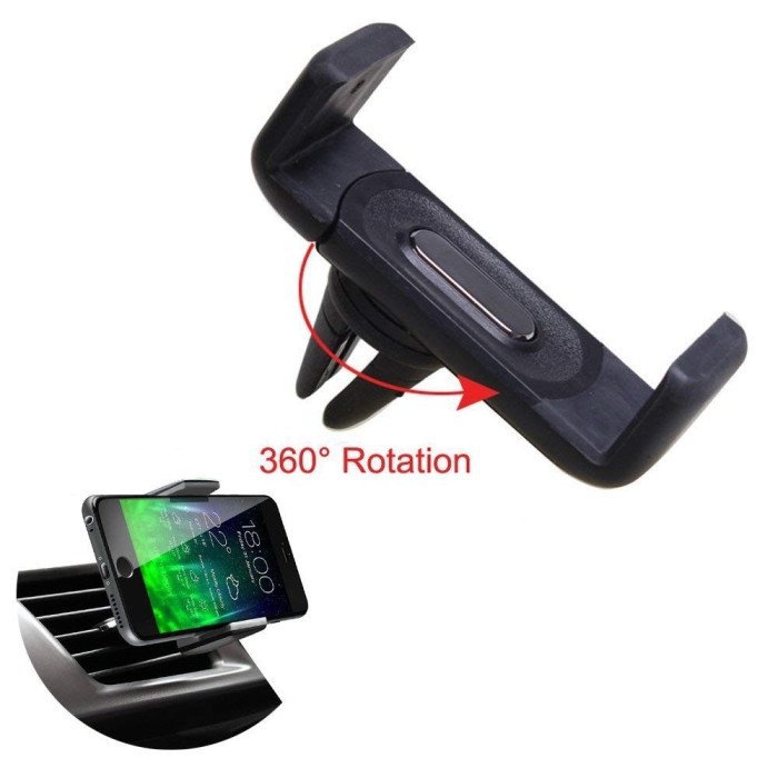 MOBILE PHONE HOLDER STAND ON AC CAR HOLDER / PEGANGAN HP DI AC MOBIL