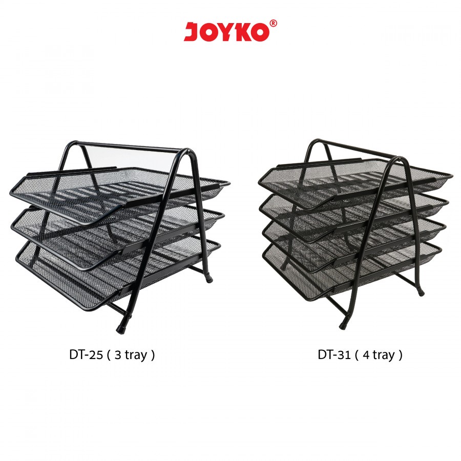 

Document Tray / Wadah Dokumen Joyko DT 25 Bahan Besi 3 Tingkat Hitam - Satu Set