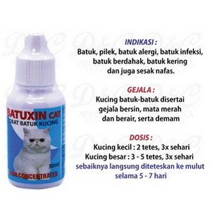 BATUXIN Cat Obat Batuk Kucing 30ml drop