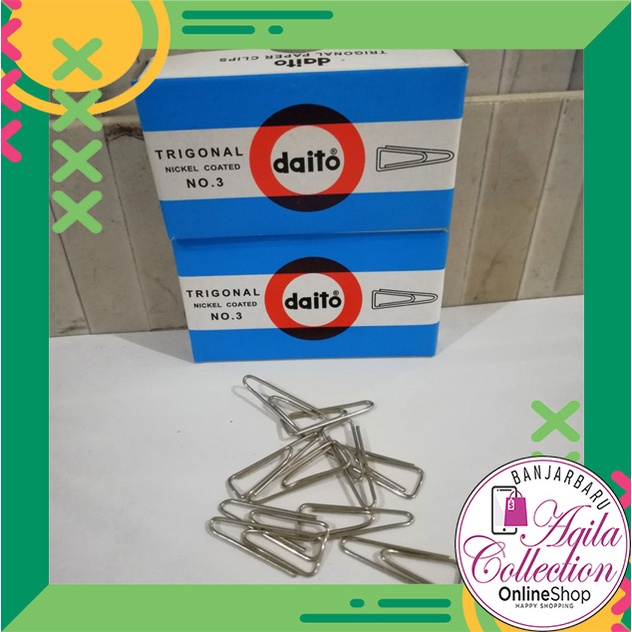 

TRIGONAL PAPER CLIPS KLIP KERTAS DAITO