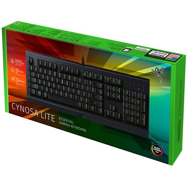 Keyboard Razer Cynosa Chroma Lite USB keyboard Membrane Gaming