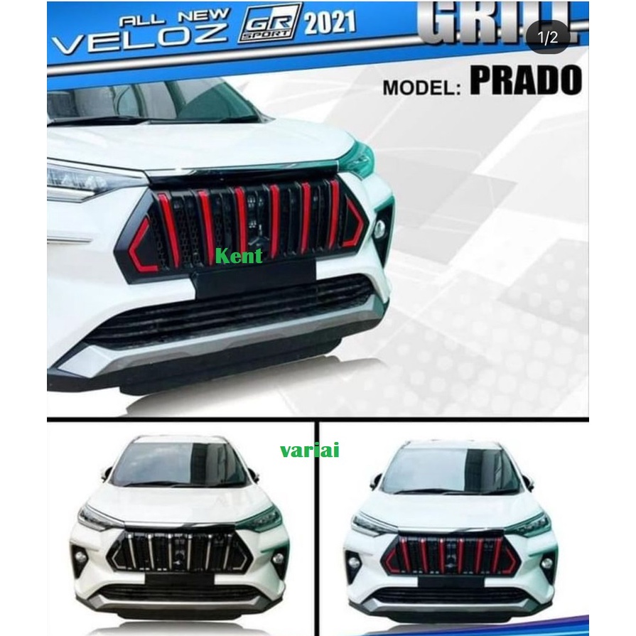 Grill All New Veloz GR Sport 2021 Up Model Prado