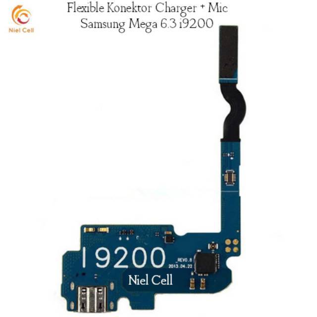 Flexible Konektor Charger Mic Samsung Mega 6.3 i9200