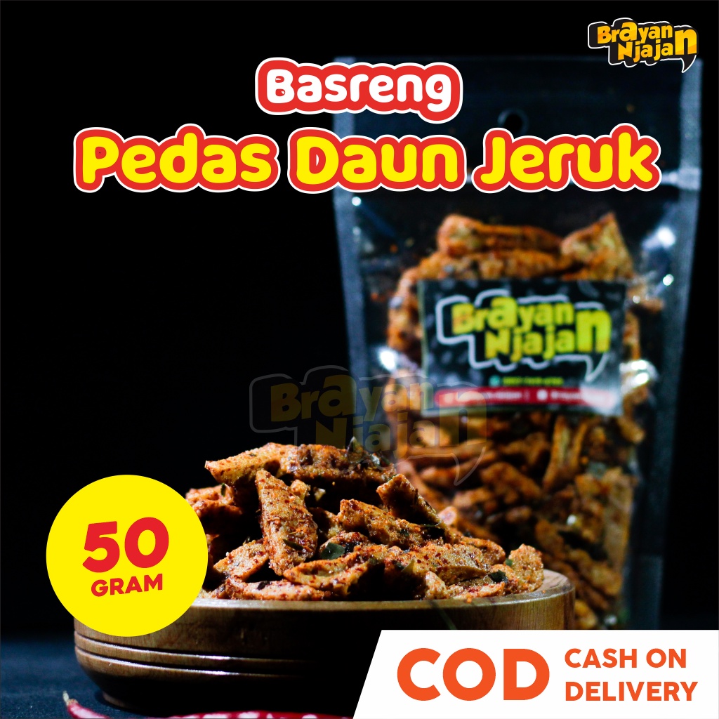 

BASRENG DAUN JERUK 50 gr CEMILAN VIRAL SUPER LEZAT