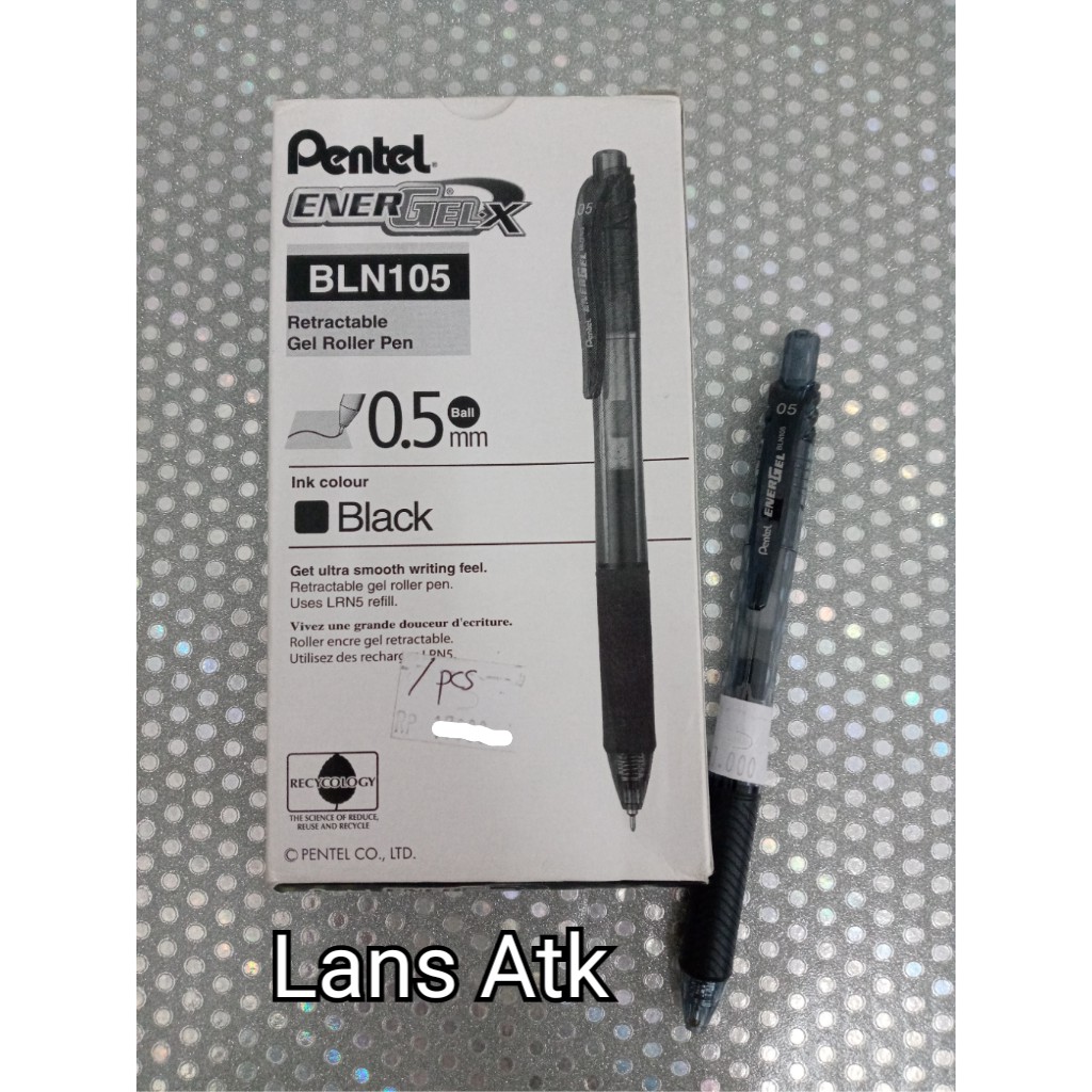 

Pulpen / Ballpoint Pentel Energel BLN105-A 0.5 Rollerpen pulpen