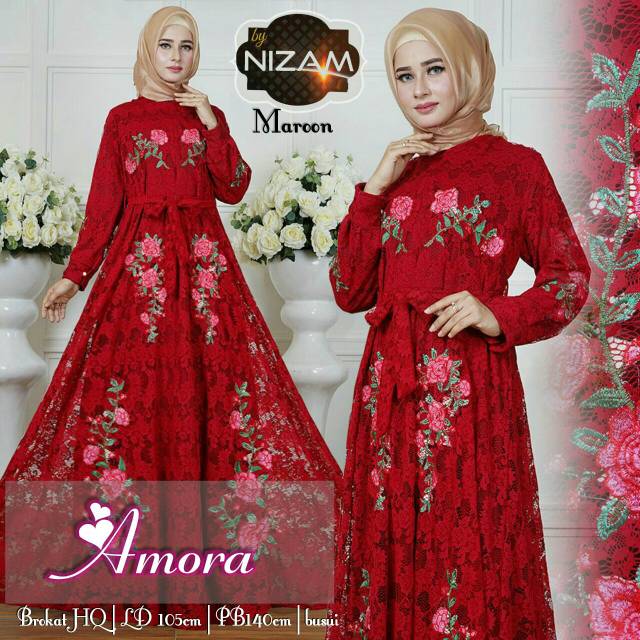 Jual amora / gamis syari / hijab syari