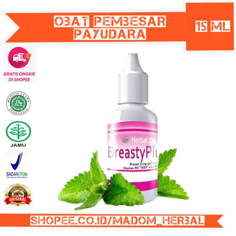 Breasty Plus - Obat Pembesar Pengencang Plus Pemontok Payudara