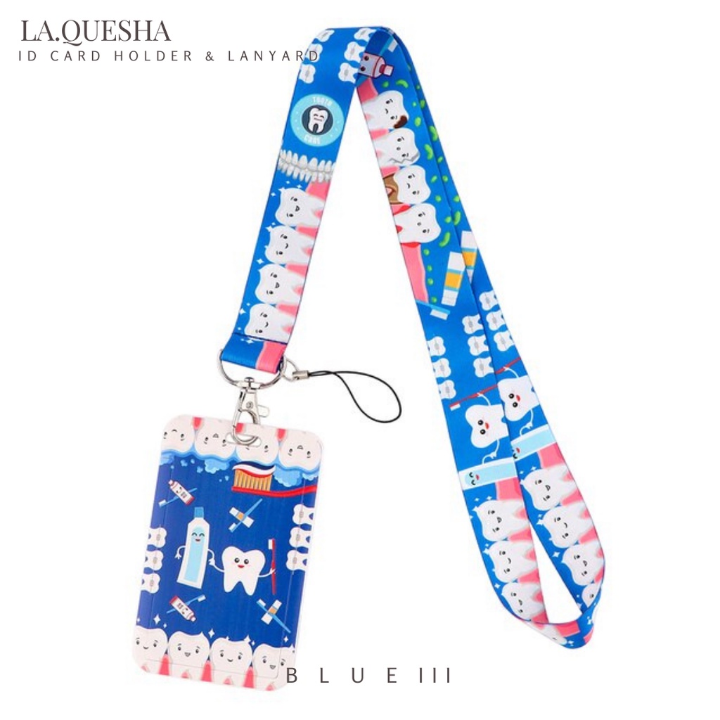 Lanyard ID Card / Name Tag Holder / ID Card Holder/ Gantungan Kartu Nama / Tali ID card Gigi / Tooth