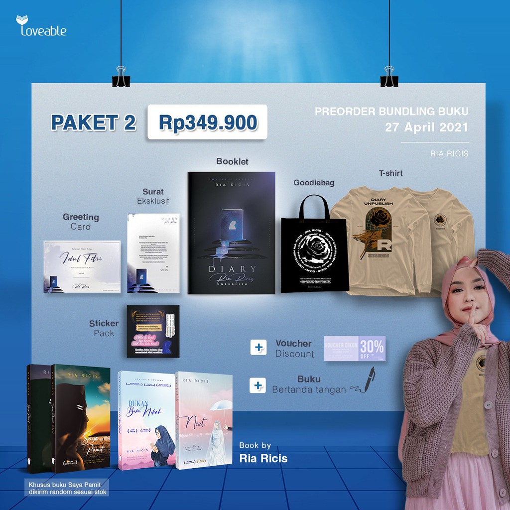 Bundling  Buku Ria Ricis (Paket 2)