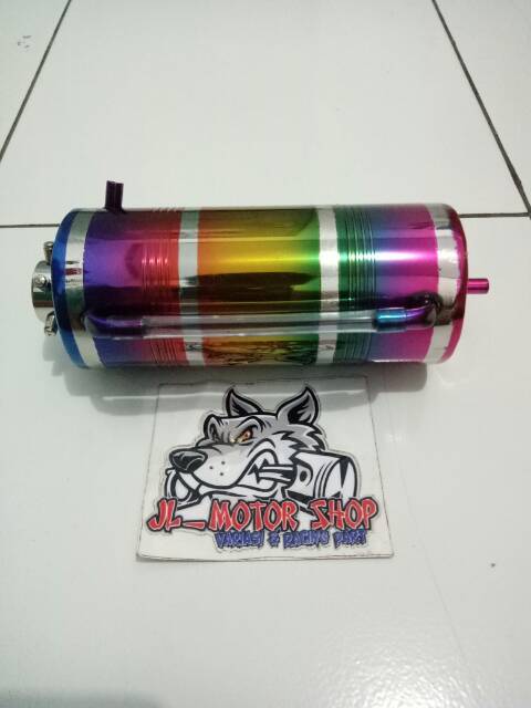 Tabung Air Radiator - Botol Oli Samping / Air Radiator Ninja R RR Satria F1 Zr Rx king Dll Pelangi