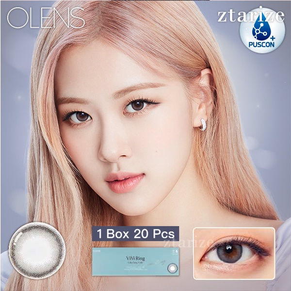 Jual Ztarize Ready Stock Olens Vivi Ring Gray Day Daily Soft