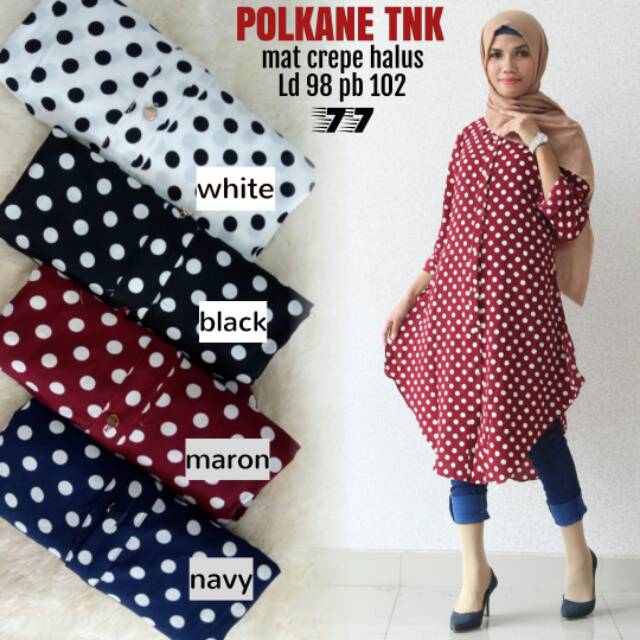 Polkane tunik halus