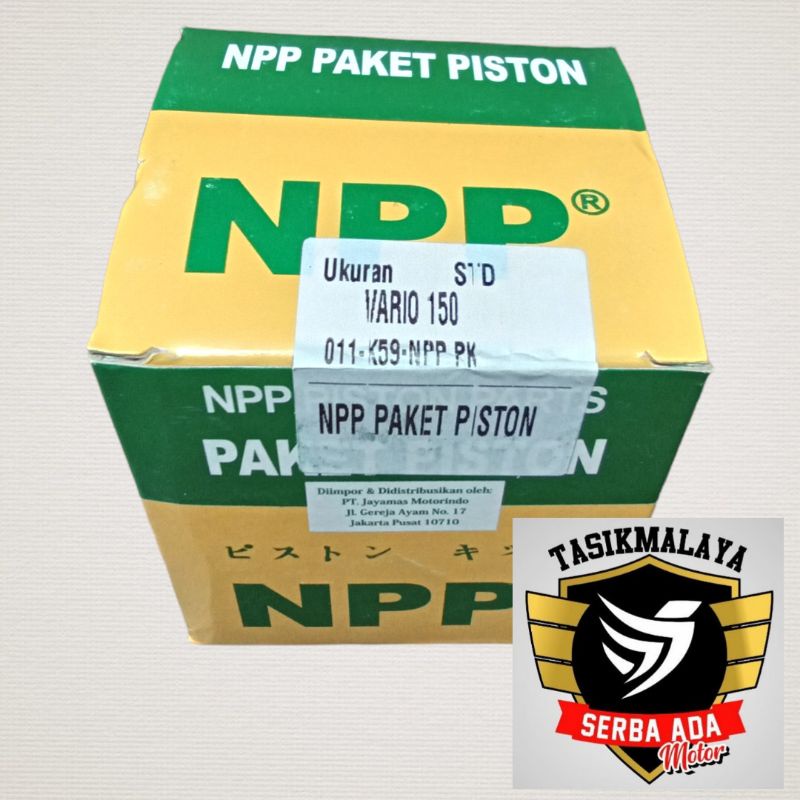 PISTON KIT SEHER KIT VARIO 150 NPP OS STD 25 50 75 100 NPP Original 100%