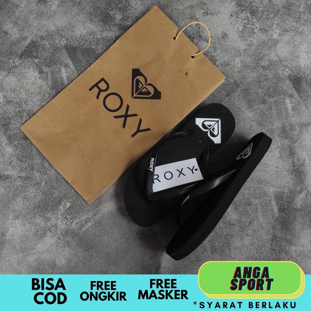 SANDAL JEPIT WANITA ROXY PREMIUM QUALITY / SENDAL CASUAL DISTRO RUMAHAN SANTAI / SENDAL JEPIT PANTAI REMAJA DEWASA KEKINIAN