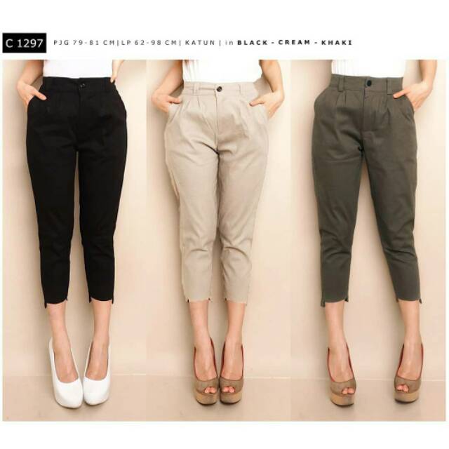 Celana Katun wanita Cottonbells C 1297