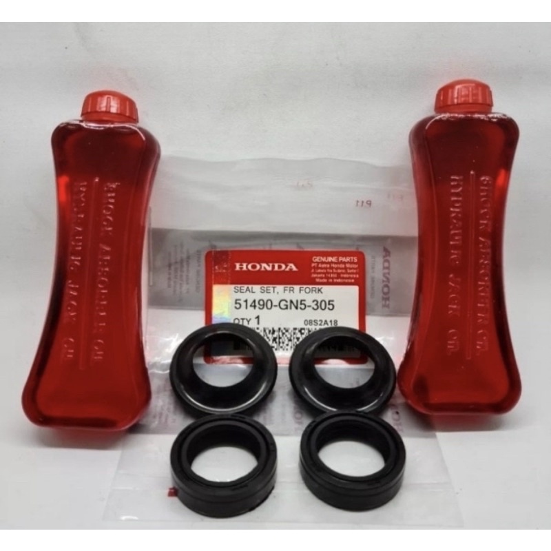 SEAL SHOCK DEPAN SEAL ABU OLI SHOCK SIL SOK SUPRA BEAT VARIO MATIC HONDA