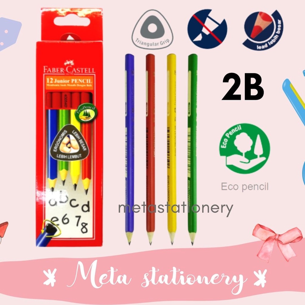 

Pensil 2B Junior Faber Castell ( 1 pack )