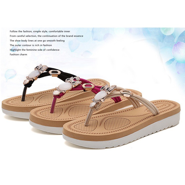 Sandal Tali Wanita Sendal Jepit Cewek Pantai Sandal Import perempuan Santai SD-003