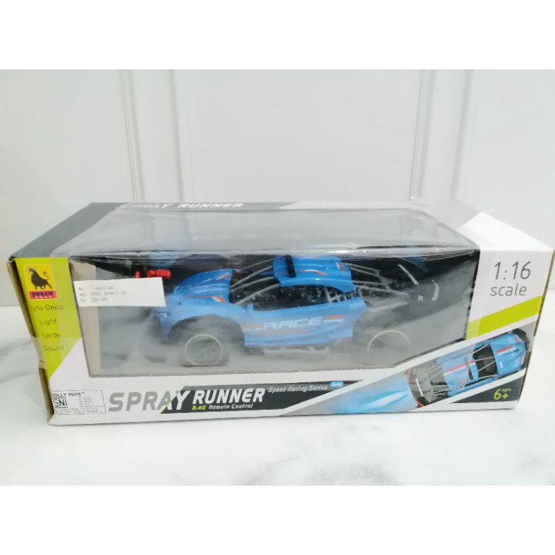 mainan mobil mobilan anak, mainan SPRAY RUNNER, mainan anak mobil balap