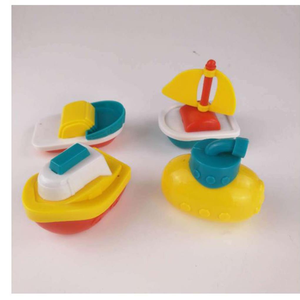 4pcs / set Mainan Edukasi Perahu / Bathtub / Kolam Renang Untuk Anak Laki-Laki / Perempuan