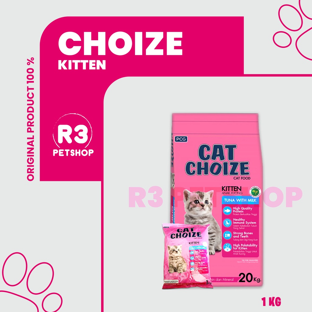 Makanan Kucing kering murah CAT CHOIZE Adult dan Kitten