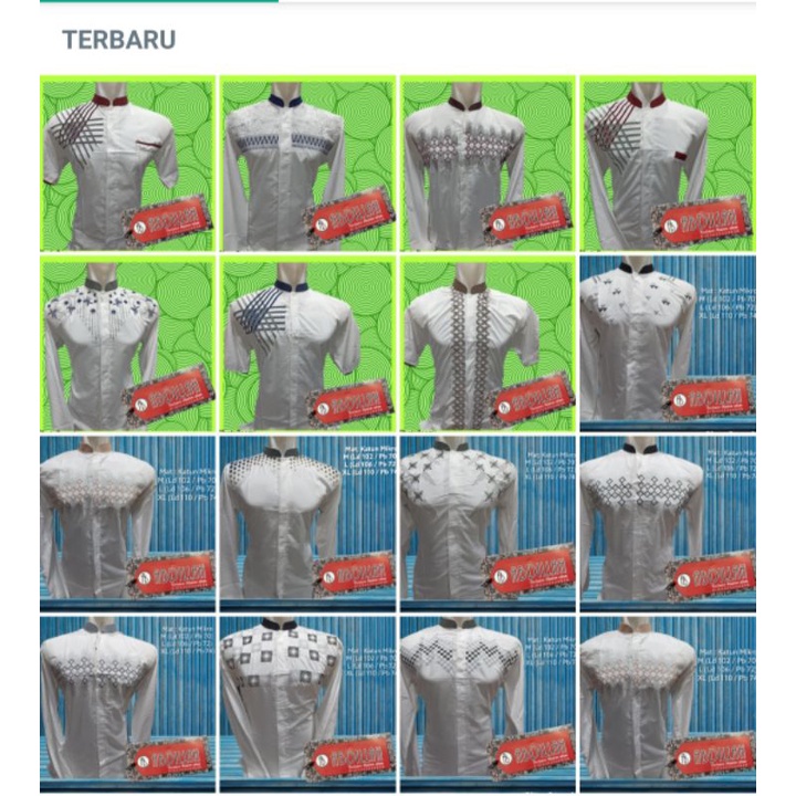 Koko putuh Bordir ABDILLAH || KOKO PUTIH BORDIL || KOKO ABDILLAH