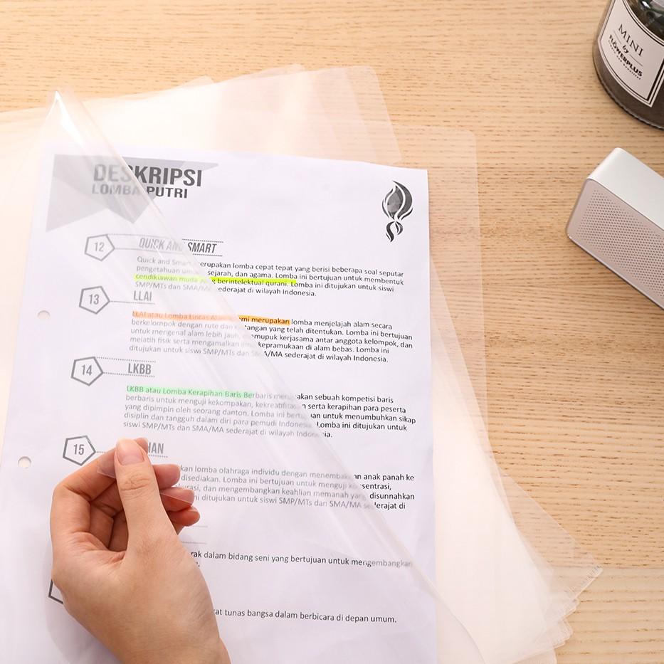 

[KODE GIDIV] Deli Report File 100% bahan impor plastik PP resistensi tinggi EF00212