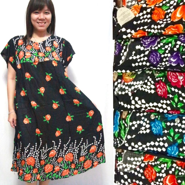 Daster batik jumbo / daster batik printing berkualitas bisa eceran n grosir