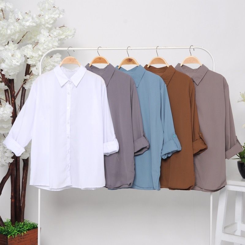 "AM30" KEMEJA ANDIN TRENDING FASHION WANITA TERBARU