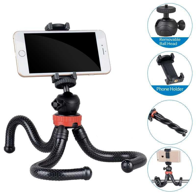 TaffSTUDIO Mini Tripod Flexible Octopus GorillaPod B07 [Hitam] Grab Medan