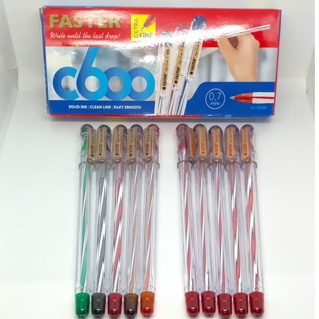 

Pulpen Faster c600 0.7mm warna HITAM dan MERAH