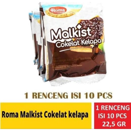 Biskuit Roma Malkist belgian chocolate (10 x 21gr) biskuit cemilan murah dan enak