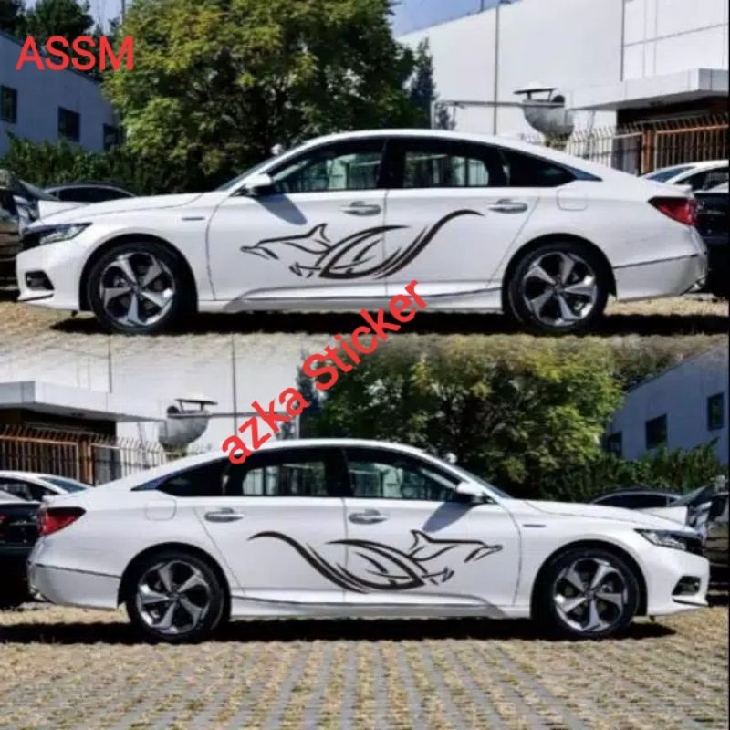 terlaris sticker mobil tribal sticker mobil sedan BMW Civic Ferio Brio Ayla dll
