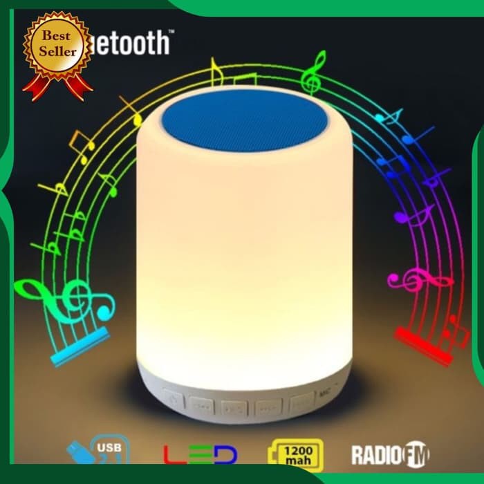 Speaker Fleco Bluetooth+ Lampu F-671U