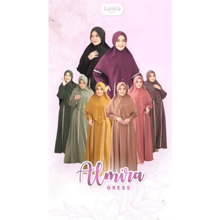 GAMIS DRESS ALMIRA SET SYARI BY LANIRA