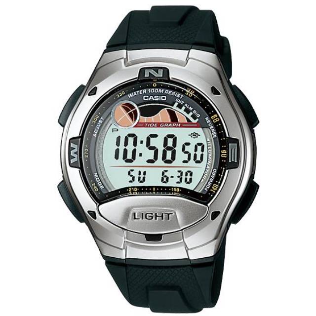 Casio Mens W-753-1A Digital Sports Watch Original W-753-1AVDF