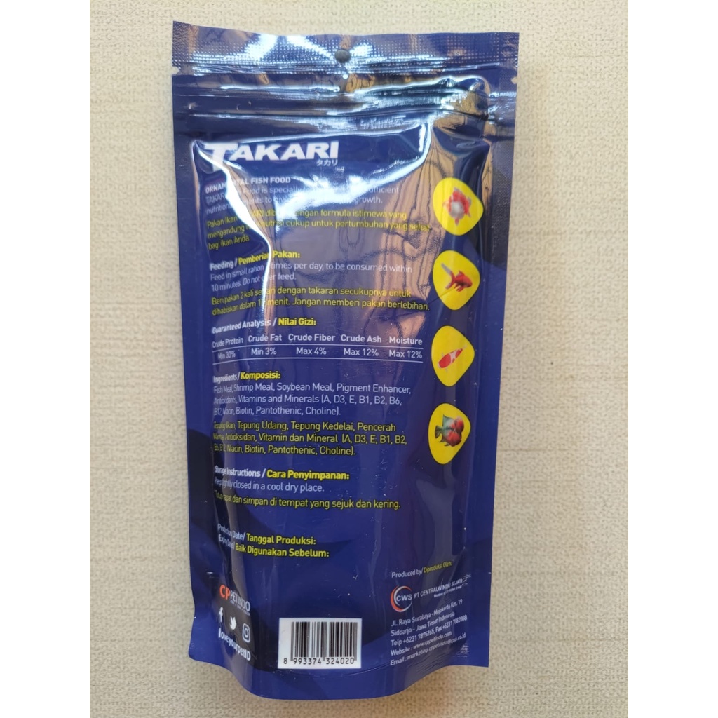 TAKARI Fish Food 100gr