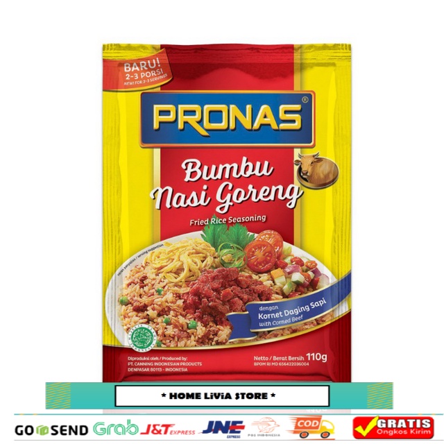 

Pronas Bumbu Nasi Goreng Kornet 110 gr