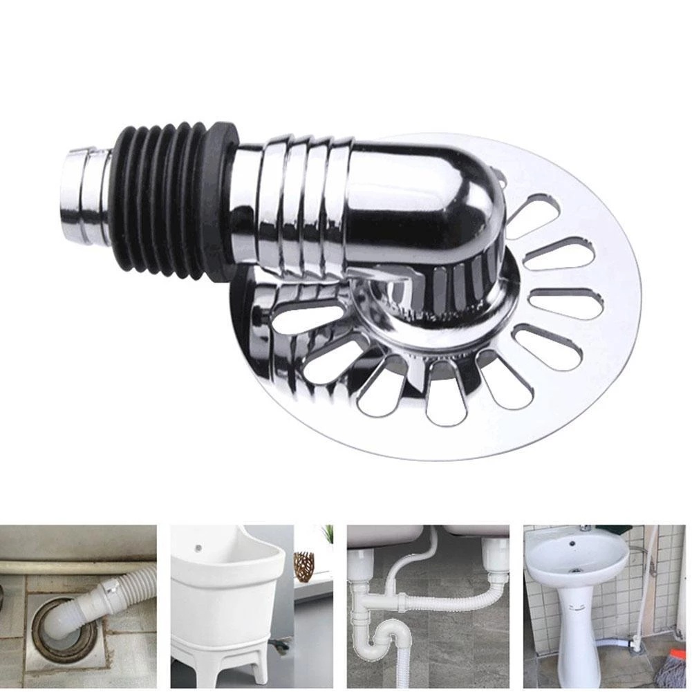 Adapter Selang Pipa Siku Universal Bahan Stainless Steel Untuk Kamar Mandi