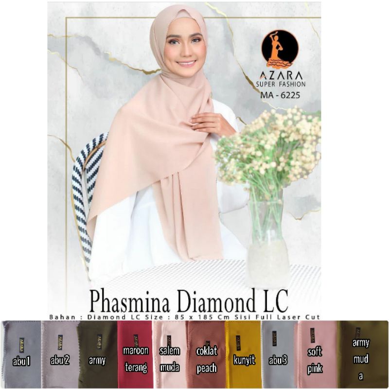 PROMO ECER PASHMINA DIAMOND LC LASER CUT AZARA
