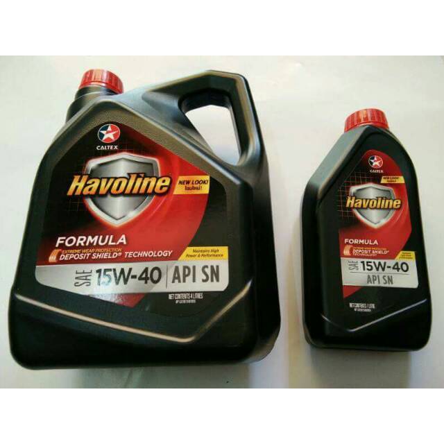 Caltex Havoline Formula 15W40 4L.