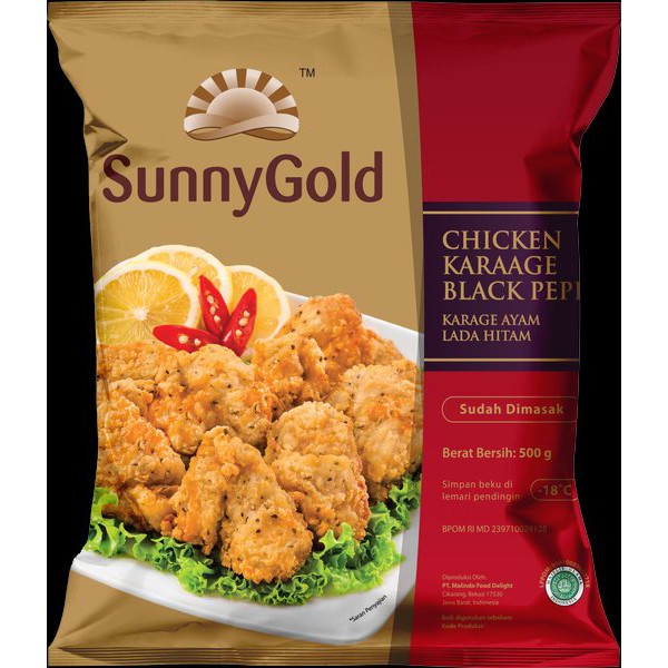 

SunnyGold chicken karage blackpepper 500gr